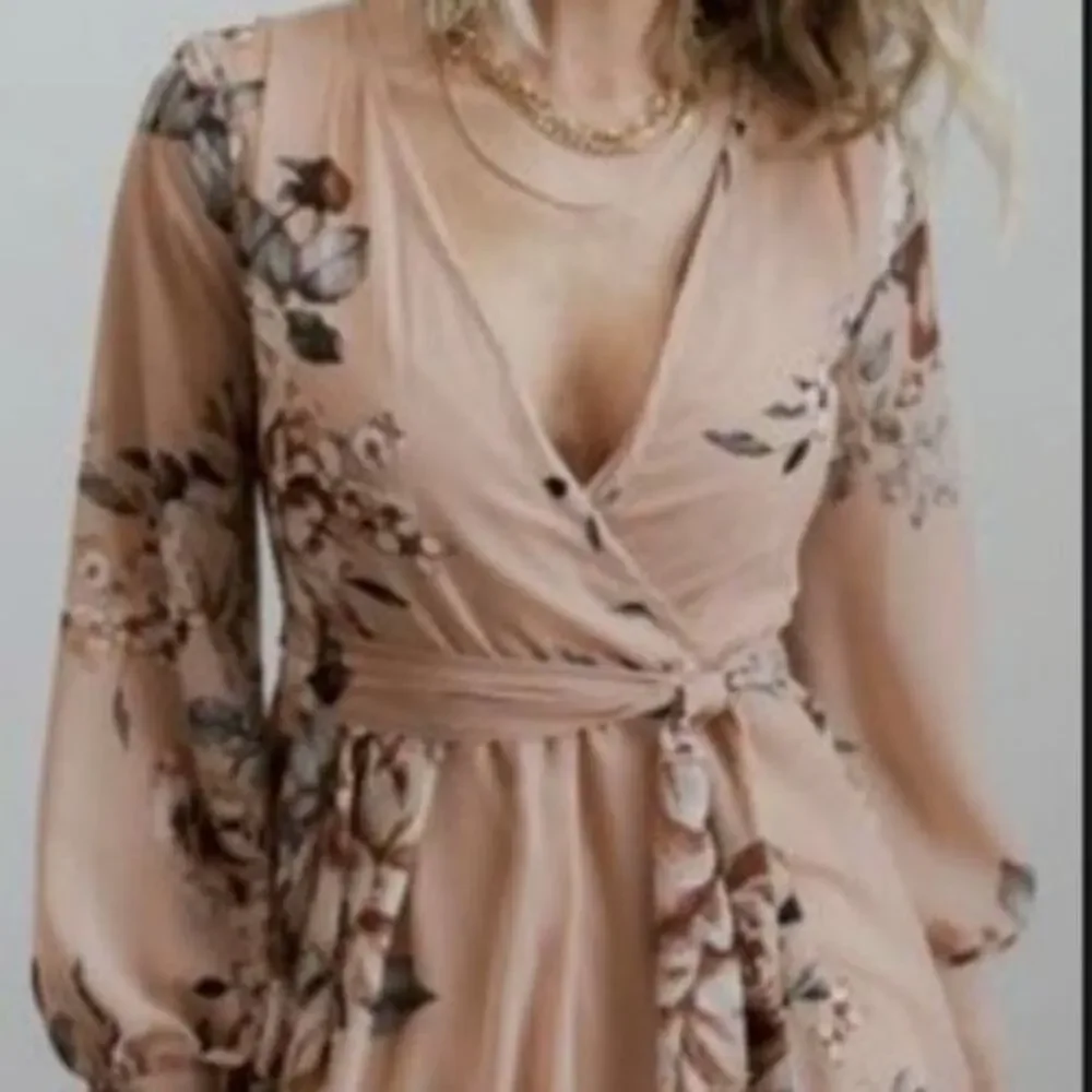 NWT Baltic Born Womens XS Lydia Maxi Long Dress Floral Blush Pink Wedding Guest - Picture 2 of 12